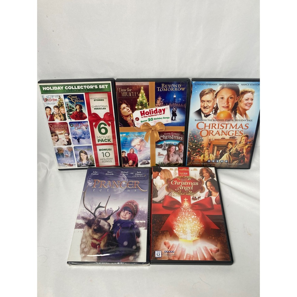 Christmas DVD Lot 13 Movies Prancer Returns Christmas Oranges Holiday Classics